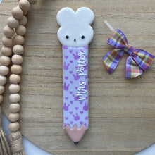 Load image into Gallery viewer, Personalized Bunny Pencil
